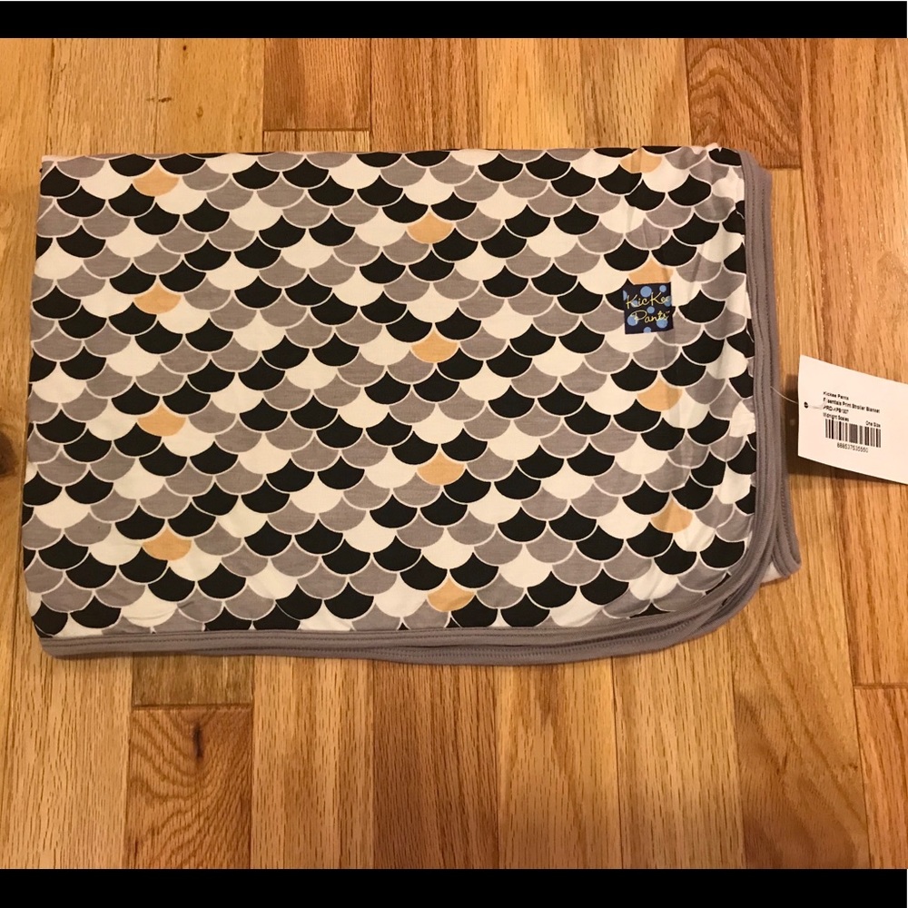 NWT Kickee Pants Midnight Scales STROLLER Blanket